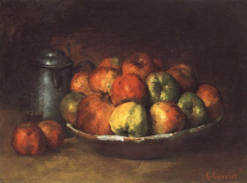 Gustave Courbet Still life with Apples and a Pomegranate oil painting picture